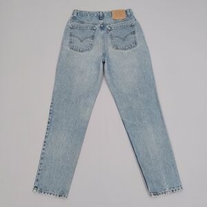 Vintage Levi's 512 Women's Jeans Size 10 Distressed Slim Fit Tapered Leg Denim